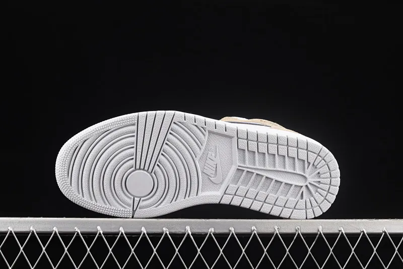 All categories Air Jordan Jordan series basketball shoes Air Jordan 1 Mid Air Jordan 1 Mid AJ1 Joe 1 linen cream mid-cut cultural basketball shoes DO6726-100